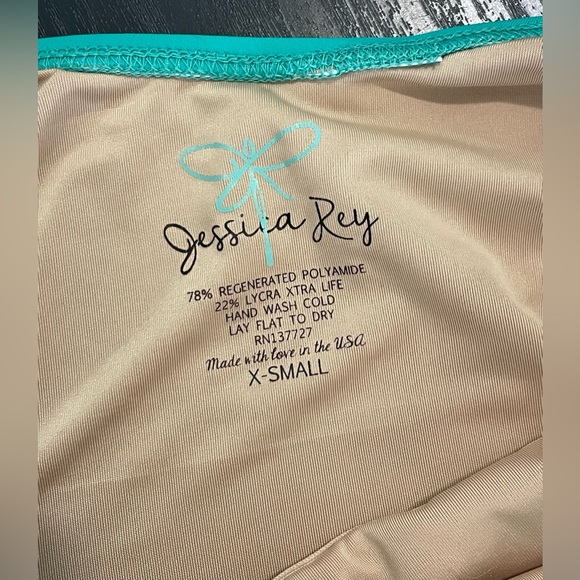 Rare Jessica Rey Tankini Swimsuit Top Size XS - Picture 5 of 8